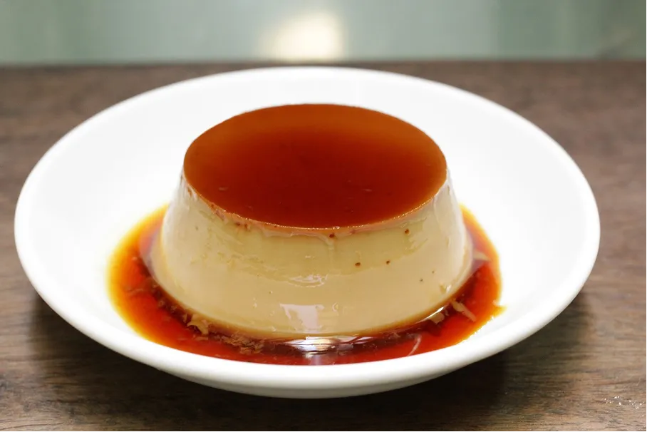 Flan au café