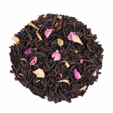 Thé noir à la rose