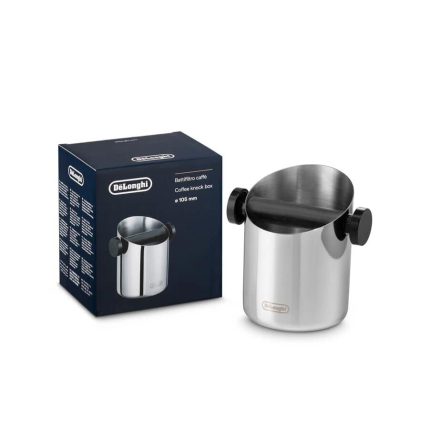 Bac à marc Knock Box DLSC059, inox Ø 10,5 cm – De’Longhi