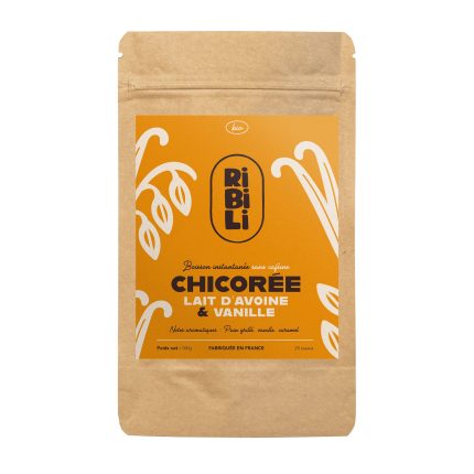 Chicorée, lait d’avoine et vanille – Ribili, 100 g