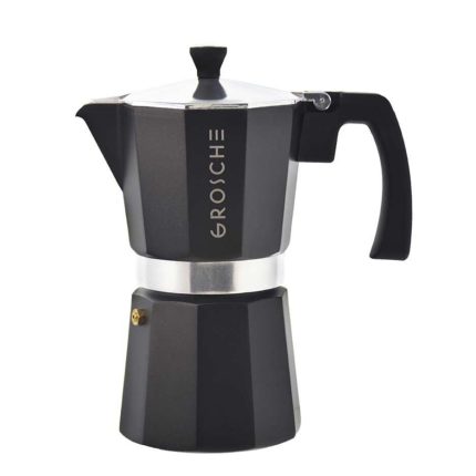 Cafetière italienne Milano 6 tasses, noir – Grosche
