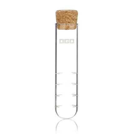Infuseur à thé Ycare en verre borosilicate, bouchon liège – Ogo Living