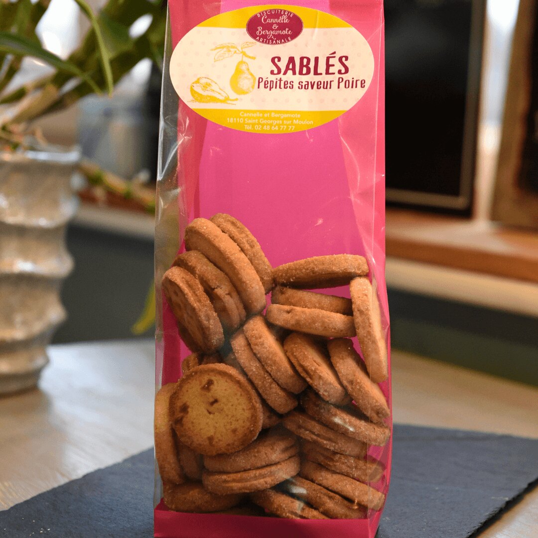 Sablés à la poire – Cannelle et Bergamote
