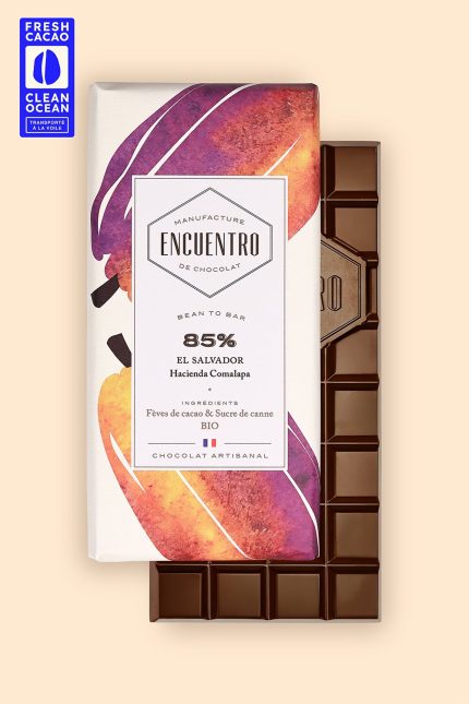 Tablette chocolat noir 85 % El Salvador – Encuentro, 75 g