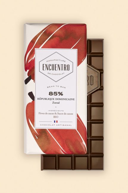 Tablette chocolat noir 85 % République dominicaine – Encuentro, 75 g