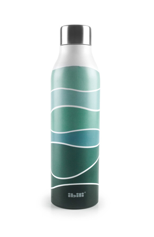 Bouteille isotherme Smart Marea 500 ml, bleu – Ibili