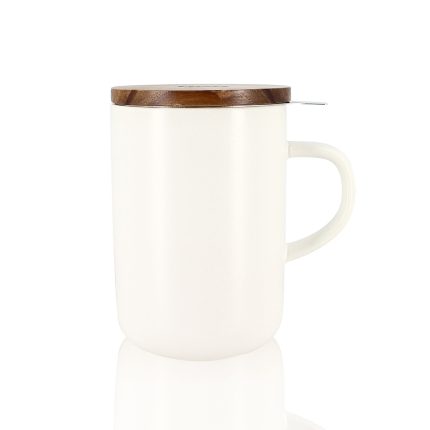Tisanière Juliet en grès 475 ml, blanc – Ogo Living