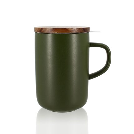 Tisanière Juliet en grès 475 ml, kaki – Ogo Living